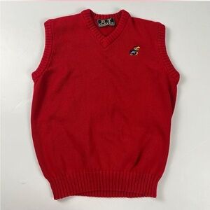 001 - VINTAGE 90s UNIVERSITY OF KANSAS KU JAYHAWKS SWEATER VEST